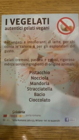 great icecream, clearly labeled :-) .... if I come back to Milan, I'll be back (y) at Gelateria Porta Romana - 126 in Milan