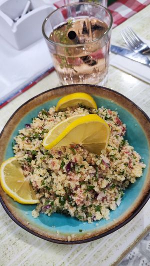 Taboulé Salat at Briz in Sunny Beach