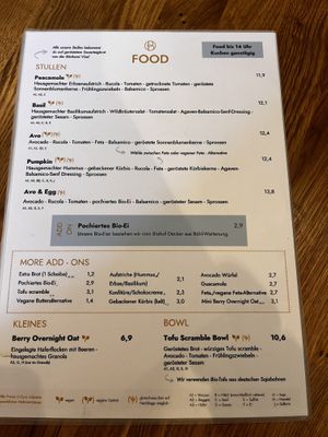 Karte  at Bertis in Karlsruhe