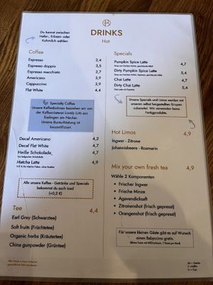 Karte  at Bertis in Karlsruhe