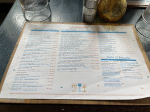 Menu   at Graine de Folie in Tournai