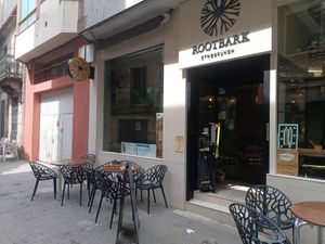 Outdoor area at RootBark EtnoBrunch in Redondela