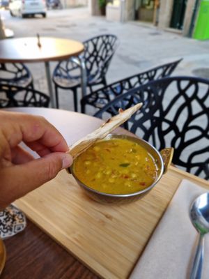 Curry at RootBark EtnoBrunch in Redondela