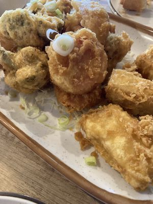 Tempura veggie platter  at Corolla Bowls in Corolla