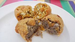 Veggies and mushroom croquettes at New Vita Restaurant in Sabadell