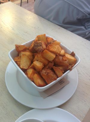 French fries at New Vita Restaurant in Sabadell