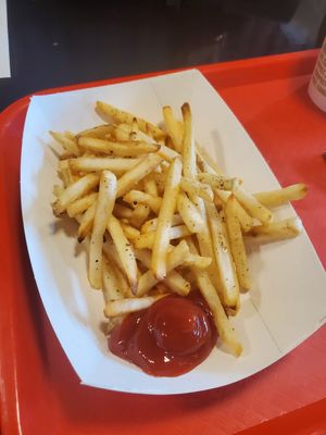 Fries at Plant Based Coneys in Ypsilanti