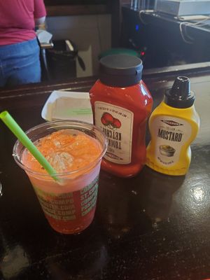 Black Cherry Float at Plant Based Coneys in Ypsilanti