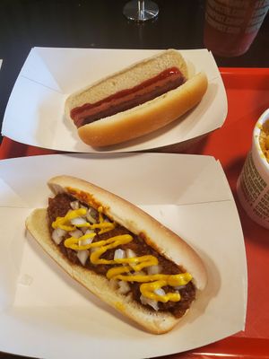 Plain & Coney hot dogs at Plant Based Coneys in Ypsilanti