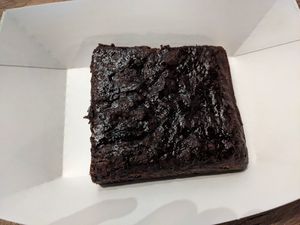 Brownie at Plant Based Coneys in Ypsilanti