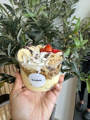 Mango smoothie bowl   at Blended Kitchen  in Bath