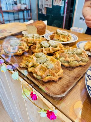 The matcha crookies  at Otaku Café in Orleans