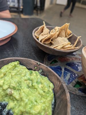 Guacamole and chips at Fonda's Taqueria in Nairobi