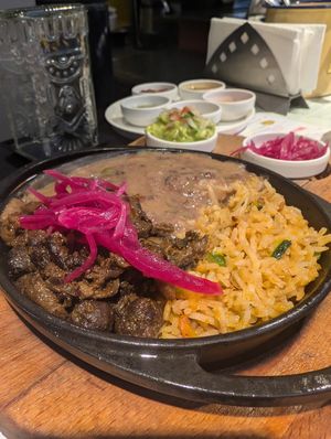 Mushroom platter at Fonda's Taqueria in Nairobi