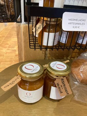 Homemade jams at Doble Uve Obrador in Madrid