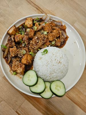 Garlic Tofu at Ka Chai in Thomaston