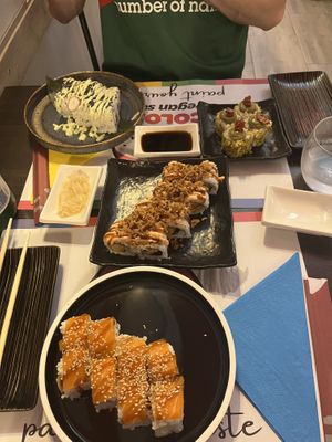   at Colors Vegan Sushi in Rome