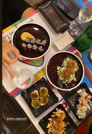   at Colors Vegan Sushi in Rome