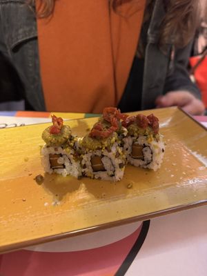 #10 pistacchio maki  at Colors Vegan Sushi in Rome