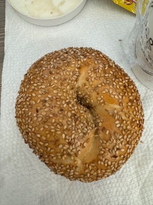 Mini bagel at Bagel Point in New York City