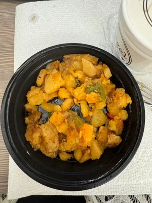 Home fries at Bagel Point in New York City