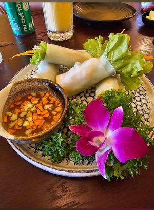 fresh summer roll at Tung's Restaurant in Ho Chi Minh City