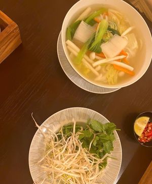 Vegan Phở  at Tung's Restaurant in Ho Chi Minh City