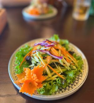 Vegan Mango salad  at Tung's Restaurant in Ho Chi Minh City