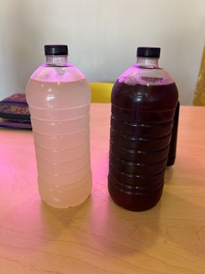 Aguas de sabores. Limonada y Jamaica   at Konga Burger - Campo Bello in Chihuahua