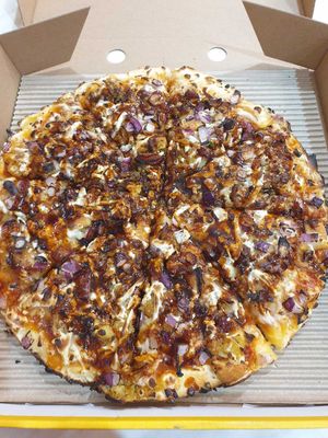 Indian street pizza $29.00 for medium at PIZZATUDE in Hoppers Crossing