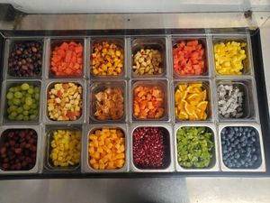 Big selection of fresh organic and local fruits at Fruitopia in Brentwood