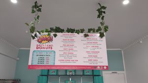Prices and flavours at OMG Decadent Donuts in Bundaberg
