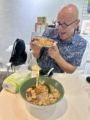 At last! A real vegan croissant 😍😋👍👏!  at XinAn Vegan - 心安素食 in Guangzhou