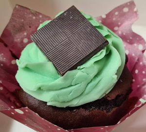 Mint chocolate muffin (Christmas special) at Grace's Bakery in Ryde