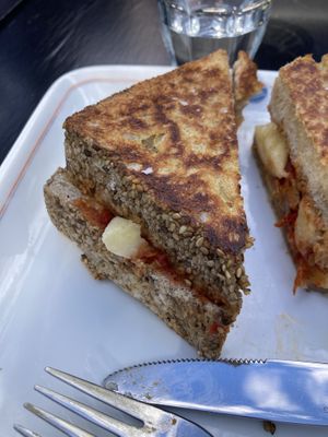 Peanut butter banana and sambal to Sri  at SUBCULT in Amsterdam