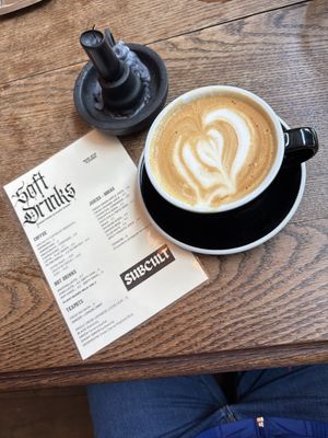 Oat latte  at SUBCULT in Amsterdam