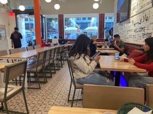 Inside at Lava Shawarma - W 23rd in New York City