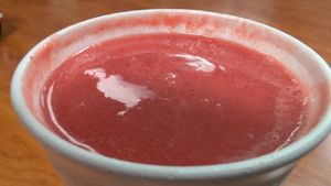 Watermelon mojito smoothie at Tropical Smoothie Cafe in Palm Coast