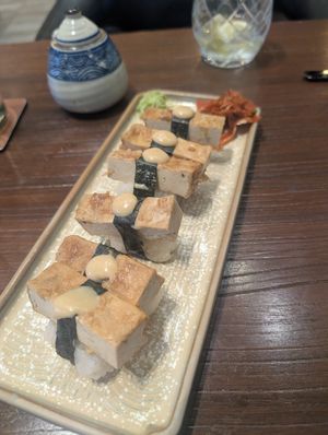 Tofu nigiri at Akira - Modern Asian in Nairobi