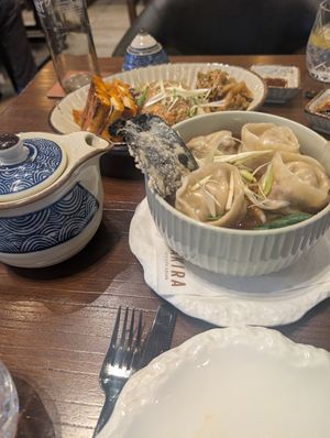 Vegan miso noodles soup at Akira - Modern Asian in Nairobi