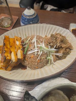 Vegan tofu fried rice at Akira - Modern Asian in Nairobi