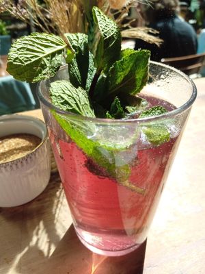lemonade (summer special) at Café Goldjunge Nippes in Cologne