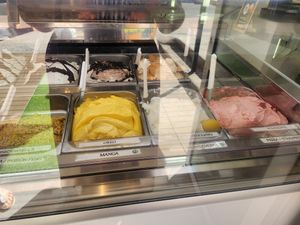 vegan gekennzeichnetes Eis at Pliza 21 San Agustín in Gran Canaria