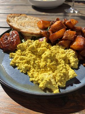 Vegan brunch. Filling and tasty - tofu scramble done well!  at Avling in Toronto