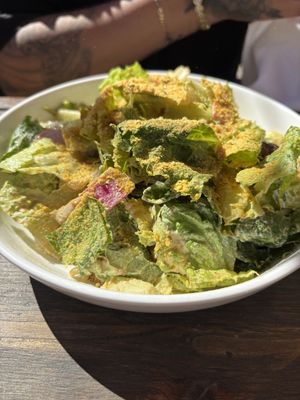 Their Caesar salad, which is Vega by default.  at Avling in Toronto