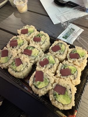 Vegan salmon tofu - from mola   at Novo Asian Food Hall in Pittsburgh