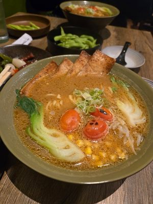 Veggie Ramen Bowl at The Bowl Ramen & Izakaya in San Diego