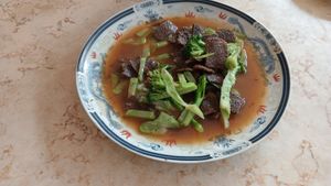 Vegan Beef Broccoli at Budha Travel Vegetarian  in Jimbaran