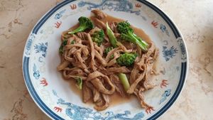 Chicken Broccoli at Budha Travel Vegetarian  in Jimbaran