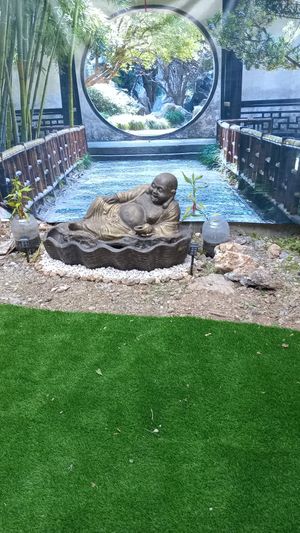 Lovely outdoor seating area at Budha Travel Vegetarian  in Jimbaran